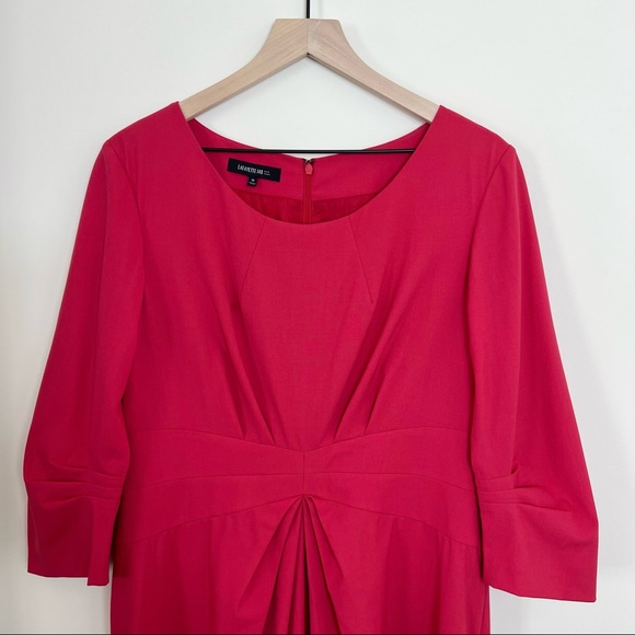 Lafayette 148 New York Women’s 3/4 Quarter Sleeve Midi Dress - Picture 3 of 14